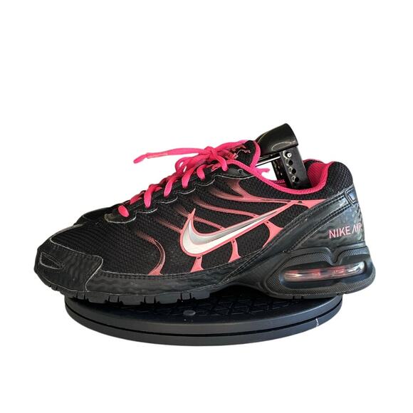 Womens Nike Air Max Torch 4 Running Shoes Size 9.5 Black Pink - Picture 1 of 6